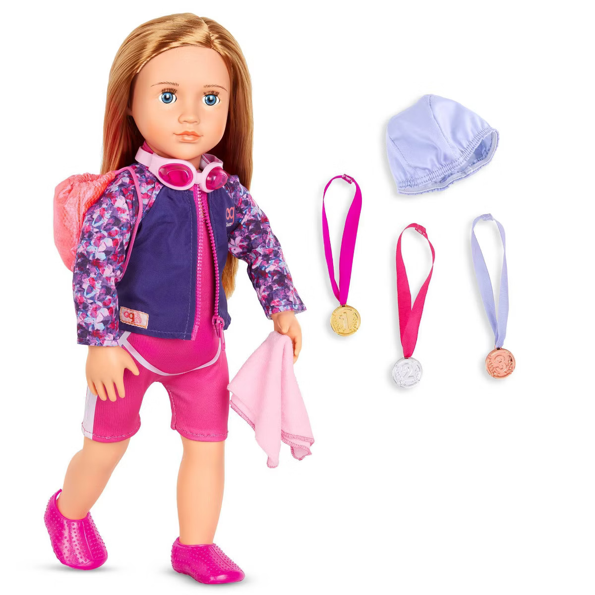 Our Generation Posable 18" Swimmer Doll - Maya | Target