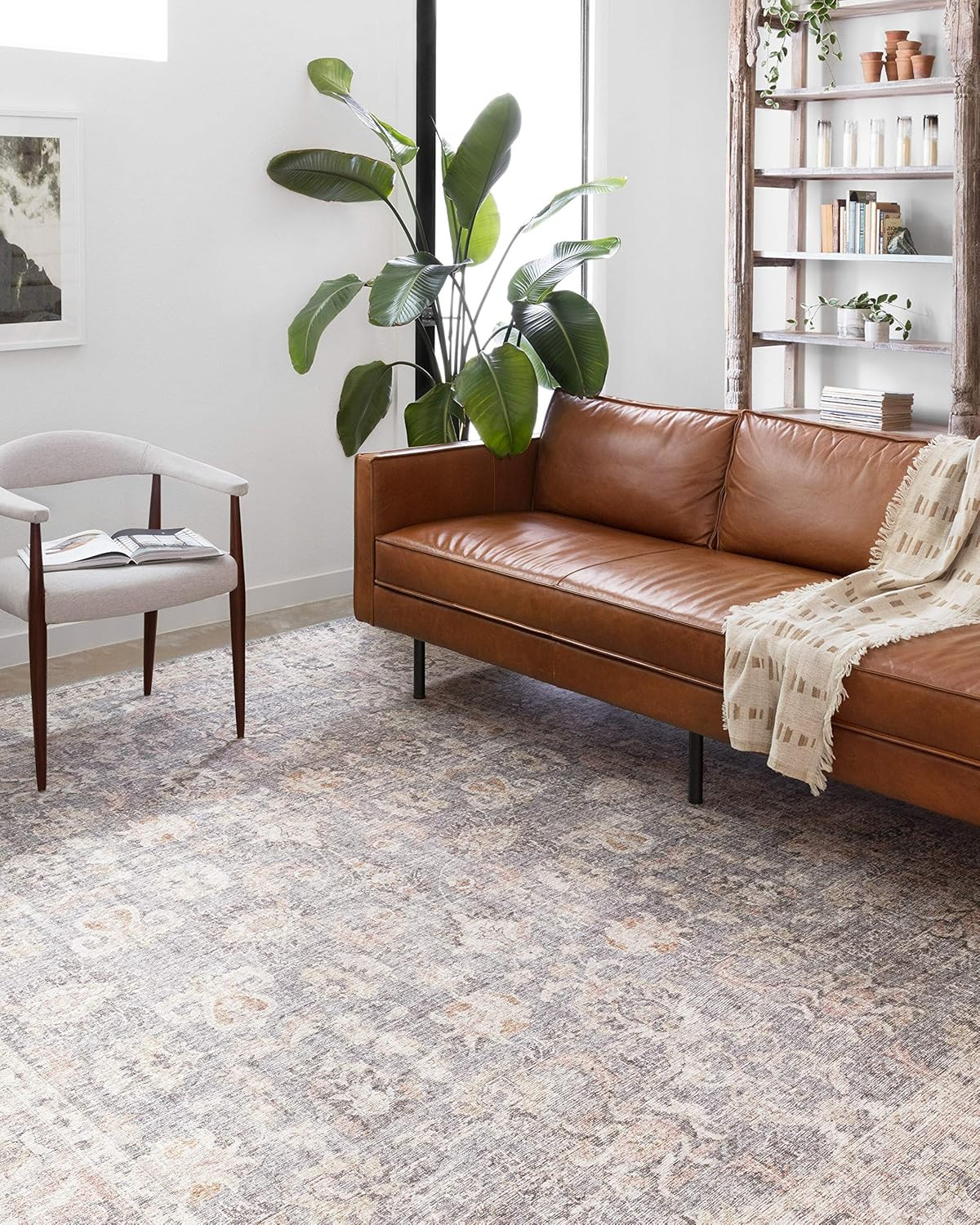 Loloi II Skye Collection SKY-01 Grey / Apricot, 6'-0" x 9'-0" Area Rug | Amazon (CA)