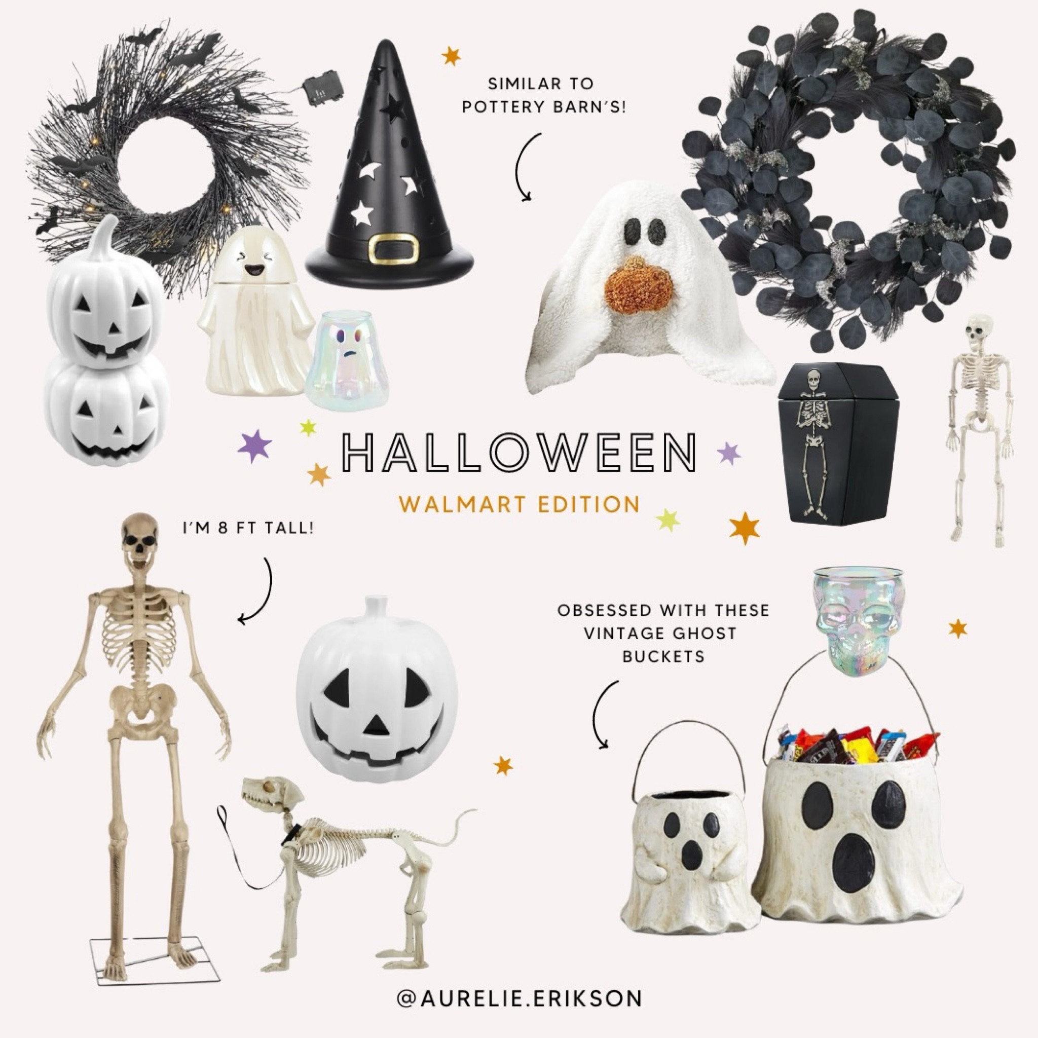 Halloween at Walmart is so good 🦇👻 
Love the wreaths and white pumpkins 

#LTKSeasonal #LTKFindsUnder50 #LTKHome