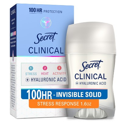 Secret Clinical Strength Invisible Solid Antiperspirant & Deodorant for Women - Stress Response - 1.6oz | Target
