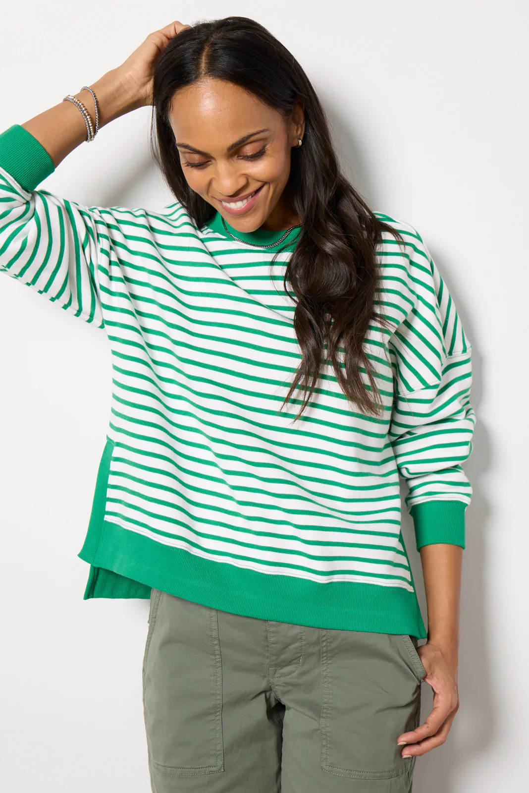 Stripe Pullover | Evereve
