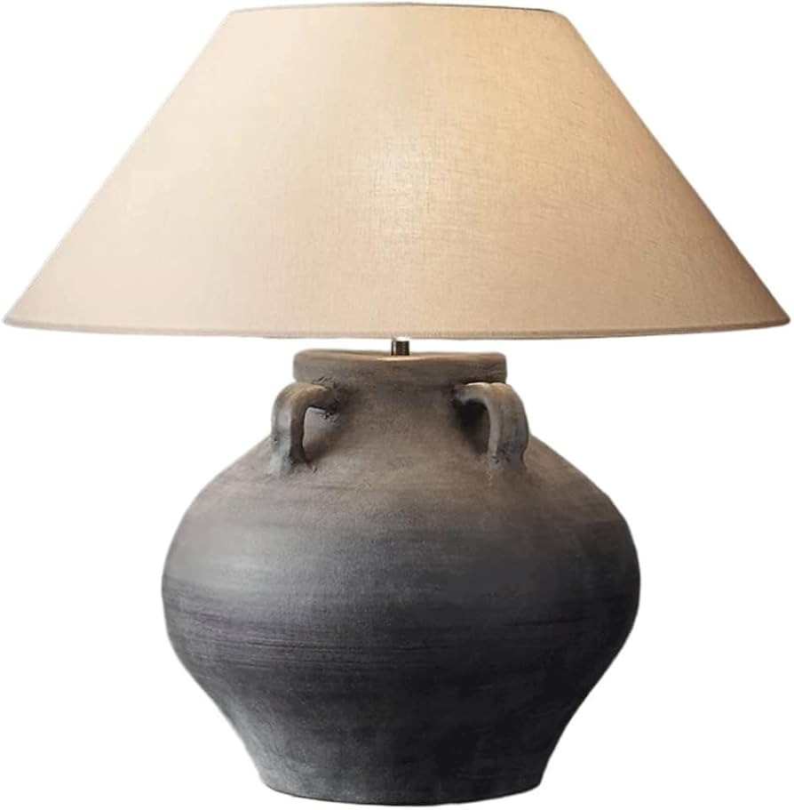 Table Lamps Modern Table Lamp Ceramic Table Lamp Chinese-Style Ceramic Clay Pot Table Lamp Japane... | Amazon (US)