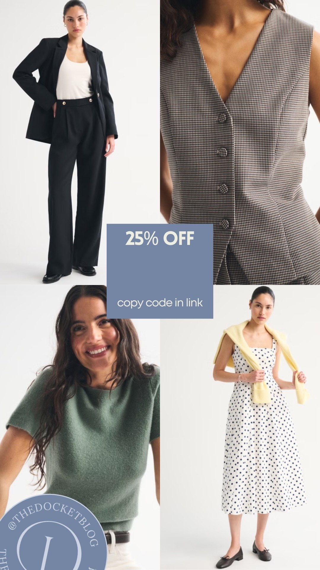25% off everything today - make sure to copy the code when you tap on the item! 

Womens business professional workwear and business casual workwear and office outfits midsize outfit midsize style 

#LTKWorkwear #LTKMidsize #LTKSpringSale