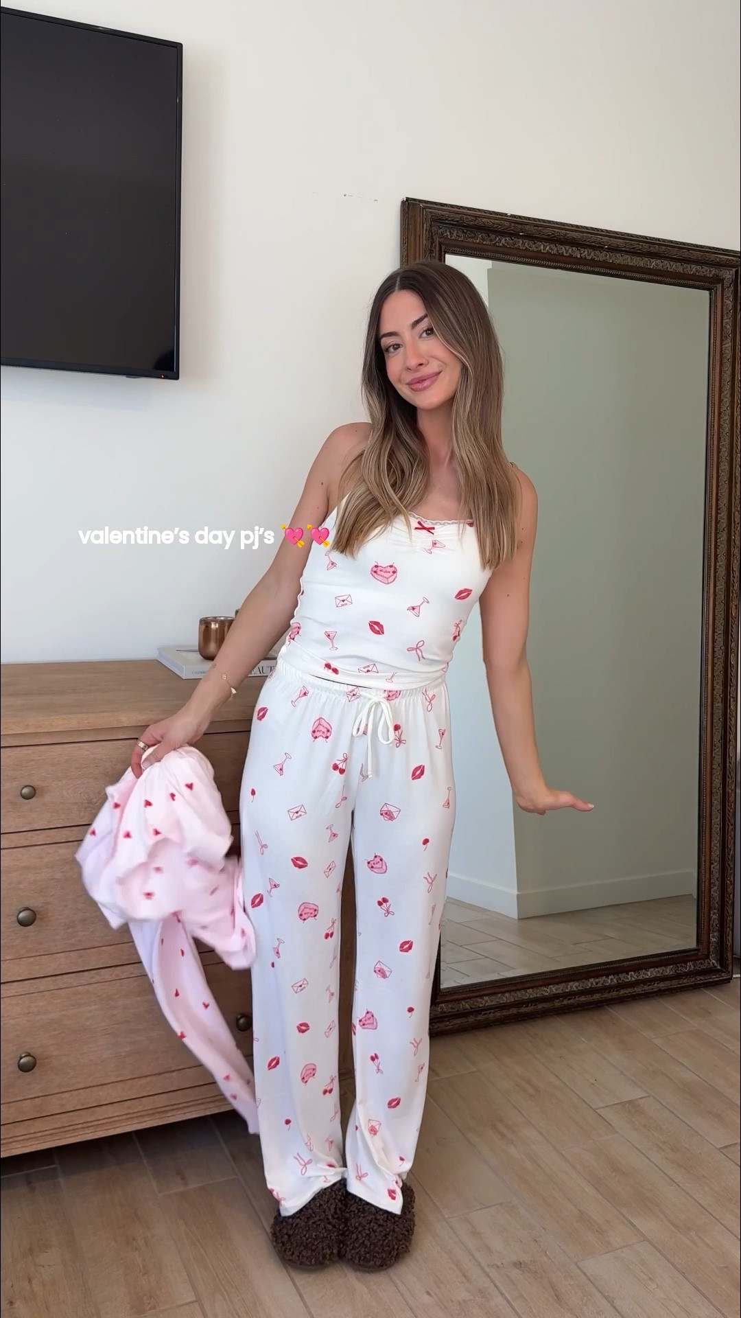 Small in all except pink heart sweatshirt in medium!! 

#LTKValentine #LTKselfcare