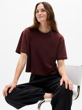 True Cotton Crop Tee | Athleta | Athleta