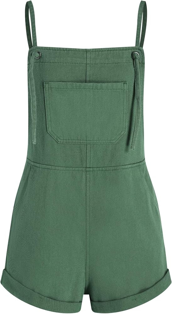 CIDER Overall Shorts For Women Jean Denim Rompers Adjustable Strap Loose Fit Overalls Summer Casu... | Amazon (US)