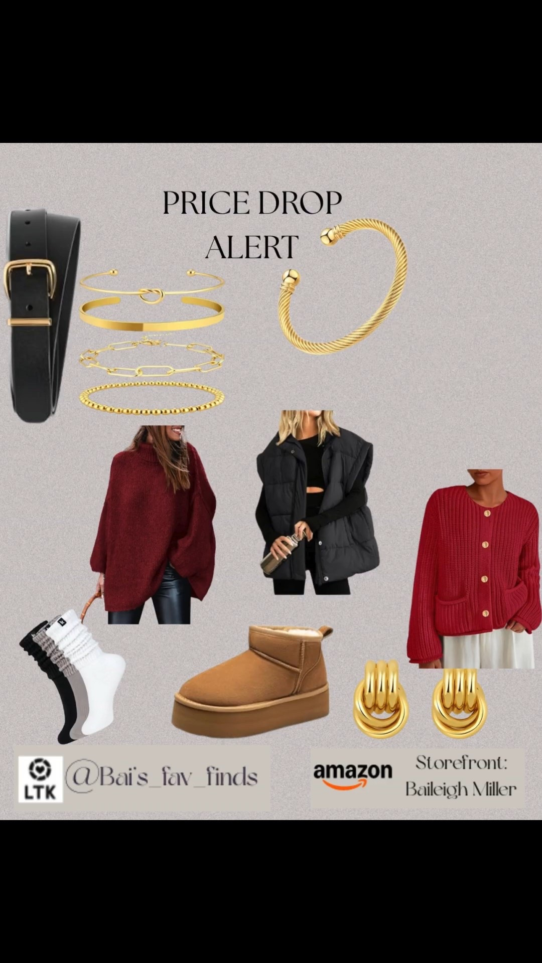 Winter favs with a price drop 🤍❄️ I rounded up some of my go-to Amazon finds I’ve been wearing on repeat — cozy sweaters, layered vests, chic boots, and the cutest jewelry (bracelets + earrings) to elevate any outfit. Finished it off with a staple belt and cozy socks that are perfect for everyday winter looks. All linked & on sale now ✨


#LTKSale #LTKFinds #AmazonFinds #AmazonFashion #WinterStyle #WinterWardrobe #PriceDrop #AmazonDeals #CozyOutfits #SweaterWeather #WinterBoots #LayeredLooks #EverydayStyle #NeutralStyle #AffordableFashion #AmazonInfluencer #LTKUnder100 #ColdWeatherStyle 

 

#LTKGiftGuide #LTKSaleAlert #LTKFindsUnder50