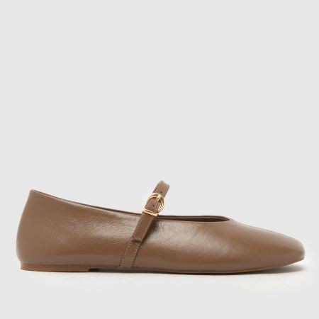 Womens Stone schuh London Leather Ballet Flat Shoes | schuh | Schuh