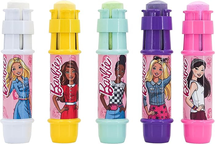 Sunny Days Entertainment Barbie Jumbo Chalk Holders | 5 Chalk Sticks with Holders for Kids | Barb... | Amazon (US)
