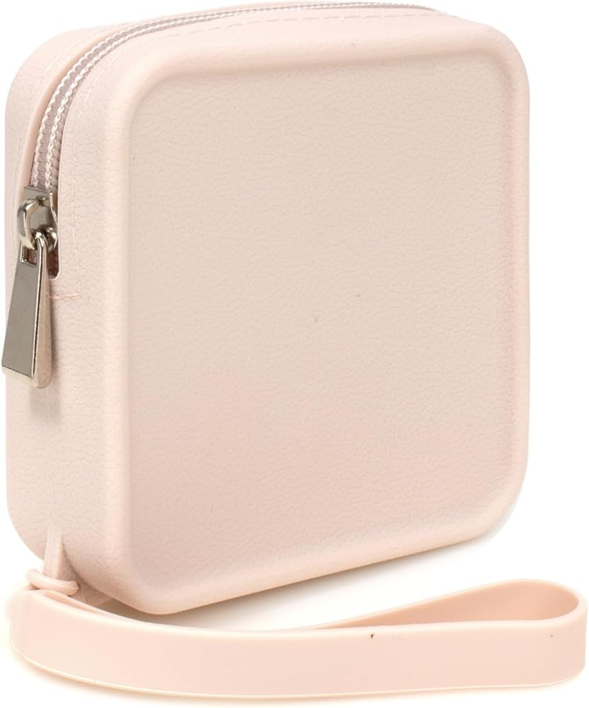 Silicone Mini Makeup Bag Pouch for Purse, Small Cosmetic Travel Bag Zipper Pouch Waterproof Cute ... | Amazon (US)