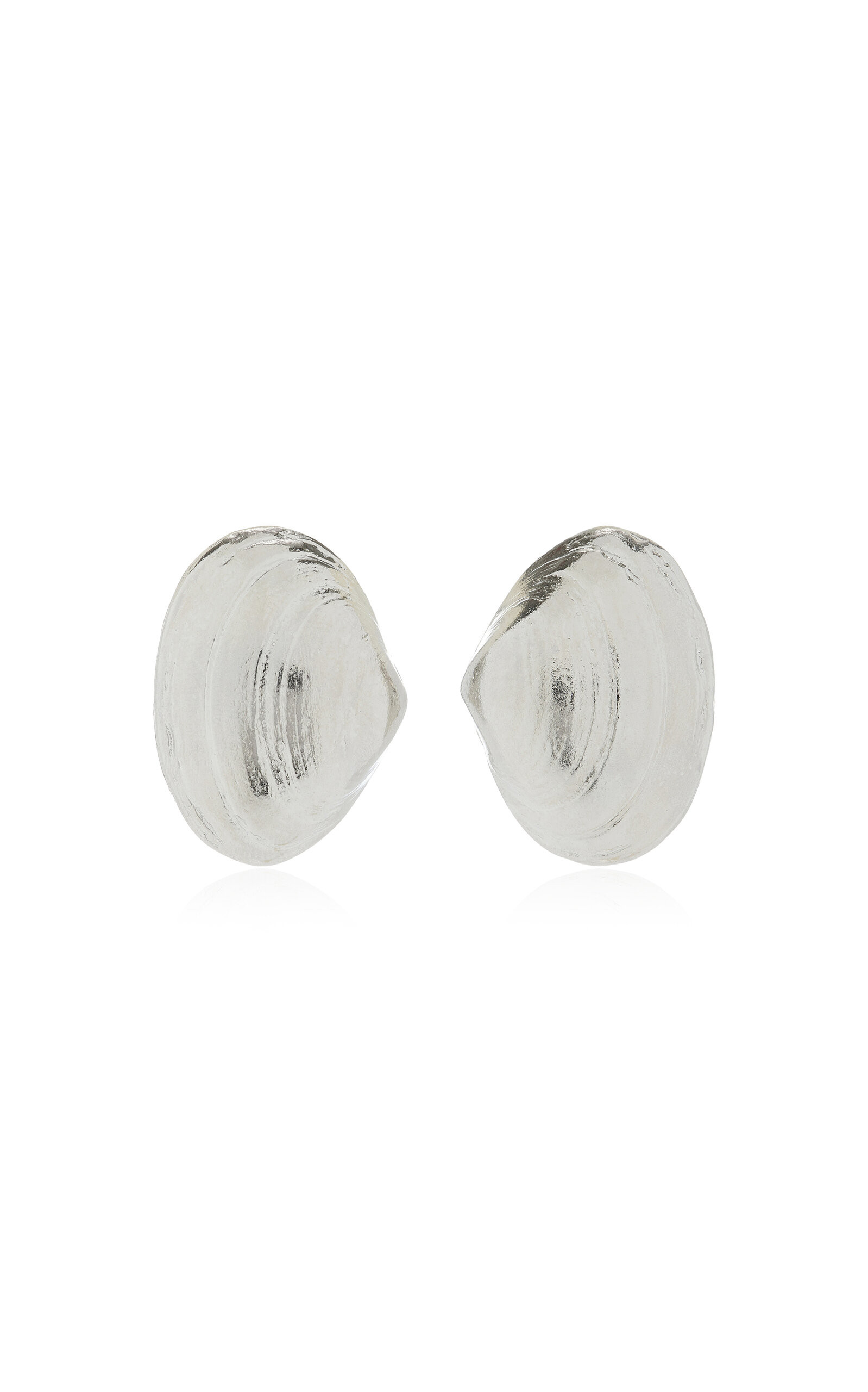 Exclusive Silver-Tone Shell Earrings | Moda Operandi (Global)
