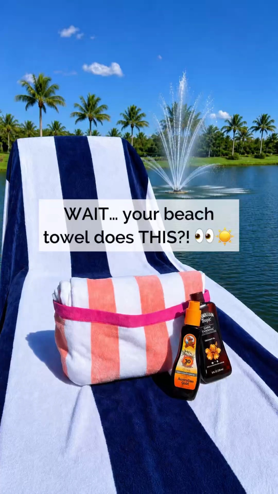 WAIT… your beach towel does THIS?! 👀☀️

This beach towel fold is such a smart summer hack 🏖️✨

Instead of carrying a bulky beach bag, you can fold your towel to hold all your beach essentials in one place 🙌

☀️ Sunscreen
🩴 Flip flops
🕶️ Sunglasses
📱 Phone
✨ And more

Perfect for beach days, pool days, boat days, vacations, and summer travel 🌴

Such an easy way to keep everything together without dragging extra bags through the sand.

💕If you like this video, feel free to follow me @theshannykate_style for more unique daily inspo.

#LTKSeasonal #LTKTravel