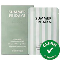 Summer Fridays Gentle Reset Daily Exfoliating Pads to Smooth + Minimize Pores with AHAs | Sephora (US)