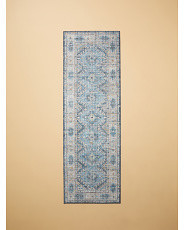 3x8 Triple Medallion Sky Runner Rug | HomeGoods