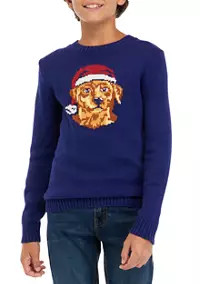 Crown & Ivy™ Boys 8-20 Christmas Sweater | Belk