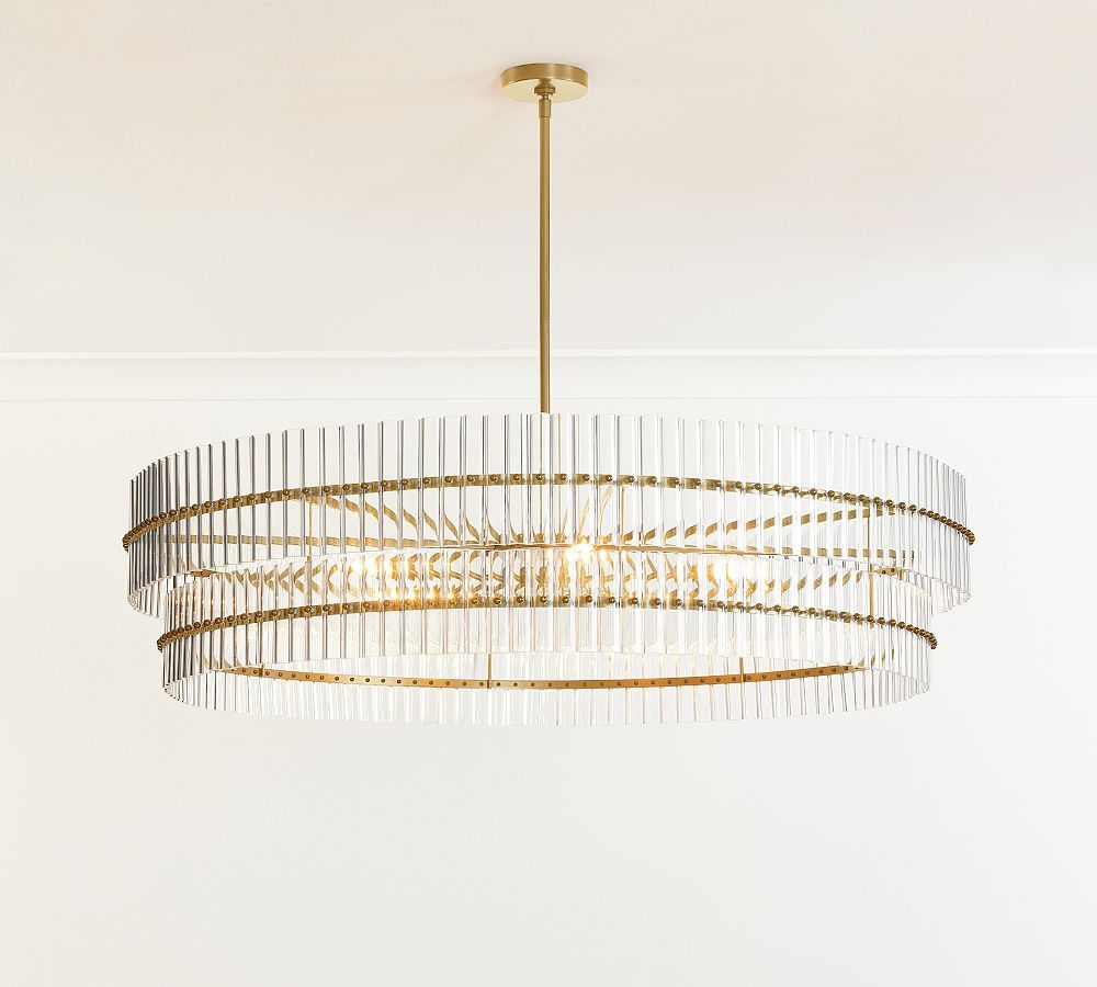 Mallory Crystal Round Chandelier | Pottery Barn (US)