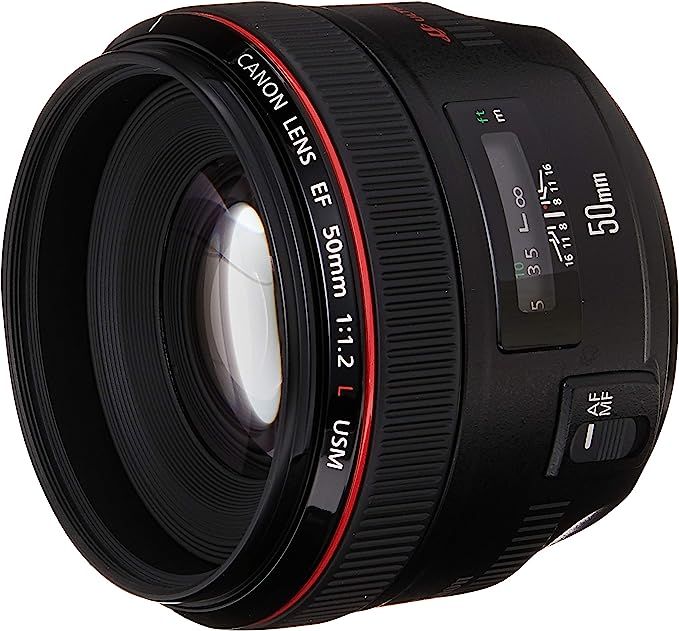 Canon EF 50mm f/1.2 L USM Lens for Canon Digital SLR Cameras - Fixed | Amazon (US)