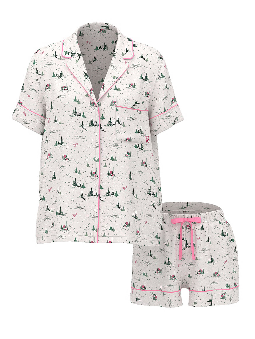 Buy Flannel Short Pajama Set, Print - Order Pajamas Sets online - Victoria's Secret US | Victoria's Secret (US / CA )