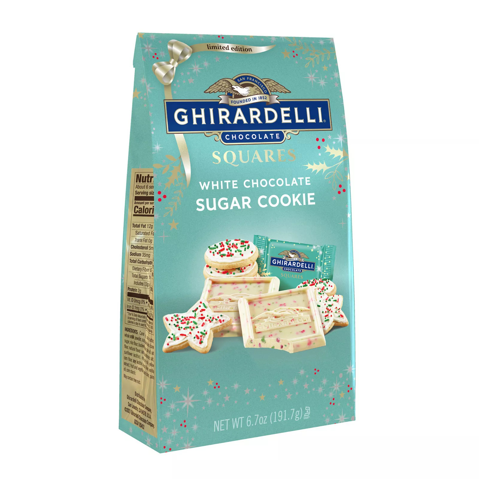 Ghirardelli White Chocolate Sugar Cookie Squares Large Bag | Kohl's
