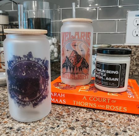 Coffee with a side of ACOTAR ✨☕️ Themed finds based on the Sarah J. Maas’ fantasy book series, A Court of Thorns and Roses, including graphic tees, glass coffee travel mugs, home decor, wall art, bookmarks, and more gifts for readers.


#LTKGiftGuide #LTKhome #LTKU