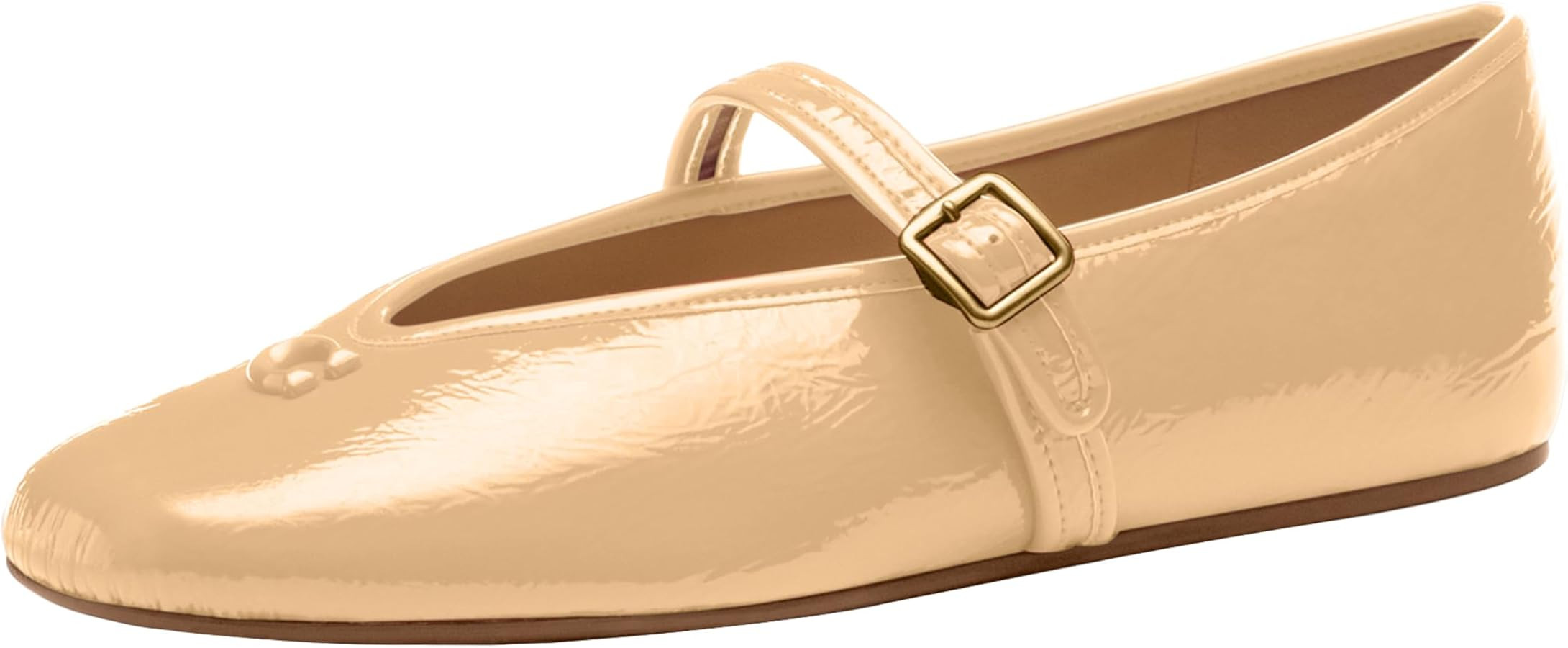 COACH Women's Sculpted C Soft Mary Jane Flats | Amazon (US)