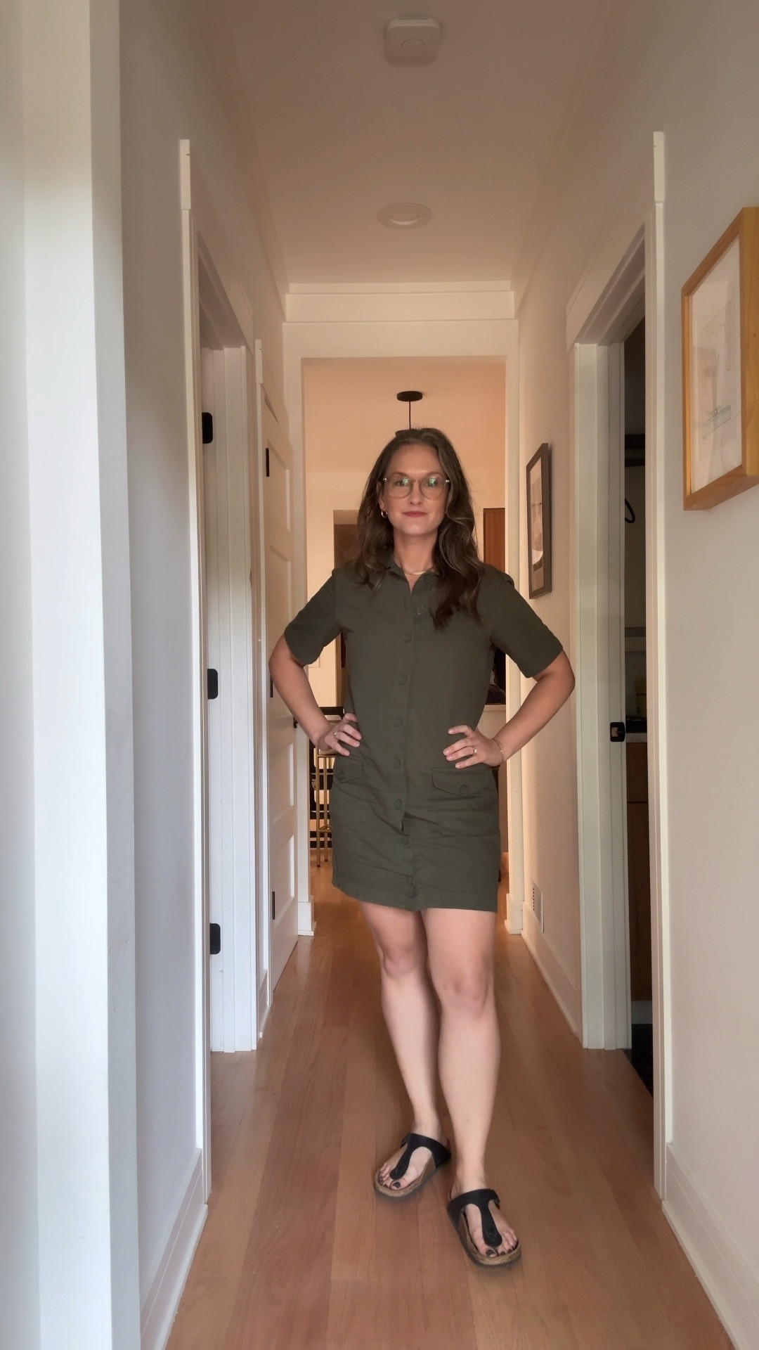 It’s a Monday in August, and the city mom is effortlessly polished in a green shirtdress paired with black Birkenstock sandals, the perfect balance of comfort and city-chic for a day packed with to-dos. Her go-to gold hoops and signature herringbone necklace glint just enough, while her new stack of permanent bracelets adds a playful jingle as she moves from task to task. After dropping her son off at daycare, she dives into blog posts, preps for tomorrow’s Friend of a Mom book club she’s facilitating, and collaborates with her graphic designer to put the final touches on the Chicago Literary Salon logo. By evening, she’s navigating a resale event for her son’s school uniforms, only to scoop him up early and hear every single detail about his day, all while staying perfectly put-together in her signature mix of casual sophistication.

#LTKStyleTip #LTKShoeCrush #LTKWorkwear