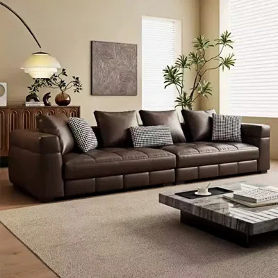 High-End Living Room Straight Sofa | Wayfair North America