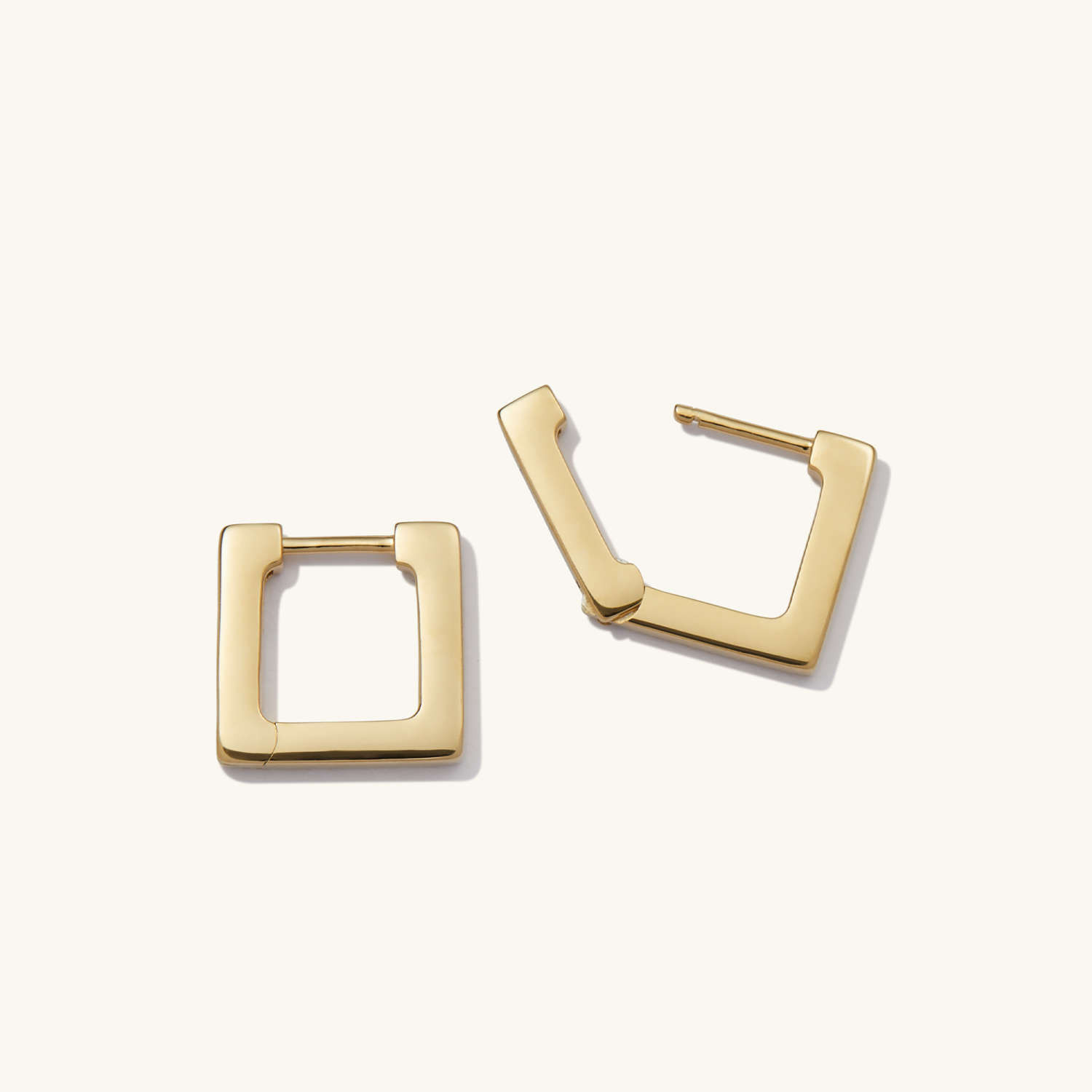 Block Small Hoops | Mejuri (Global)