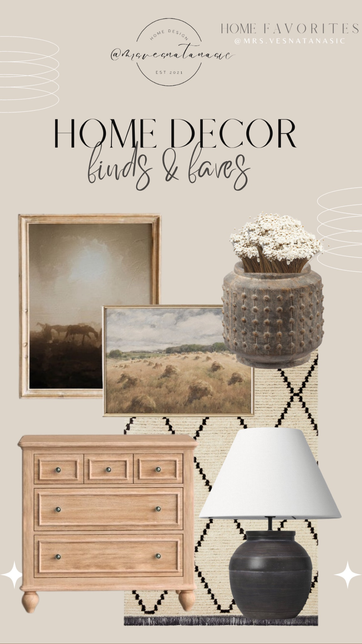 Vintage inspired home finds I am loving 🤎

Follow @mrs.vesnatanasic on Instagram for daily home decor, interior design, styling & daily inspiration weekend sale, studio mcgee x target new arrivals, coming soon, new collection, fall collection, spring decor, console table, bedroom furniture, dining chair, counter stools, end table, side table, nightstands, framed art, art, wall decor, rugs, area rugs, target finds, target deal days, outdoor decor, patio, porch decor, sale alert, dyson cordless vac, cordless vacuum cleaner, tj maxx, loloi, cane furniture, cane chair, pillows, throw pillow, arch mirror, gold mirror, brass mirror, vanity, lamps, world market, weekend sales, opalhouse, target, jungalow, boho, wayfair finds, sofa, couch, dining room, high end look for less, kirkland’s, cane, wicker, rattan, coastal, lamp, high end look for less, studio mcgee, mcgee and co, target, world market, sofas, couch, living room, bedroom, bedroom styling, loveseat, bench, magnolia, joanna gaines, pillows, pb, pottery barn, nightstand, cane furniture, throw blanket, console table, target, joanna gaines, hearth & hand, arch, cabinet, lamp, cane cabinet, amazon home, world market, arch cabinet, black cabinet, crate & barrel, vintage, north prints, vintage art. 

#LTKsalealert #LTKSeasonal #LTKhome