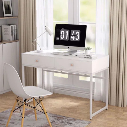 Mercer41 Hillegierd H-Shape Desk | Wayfair North America