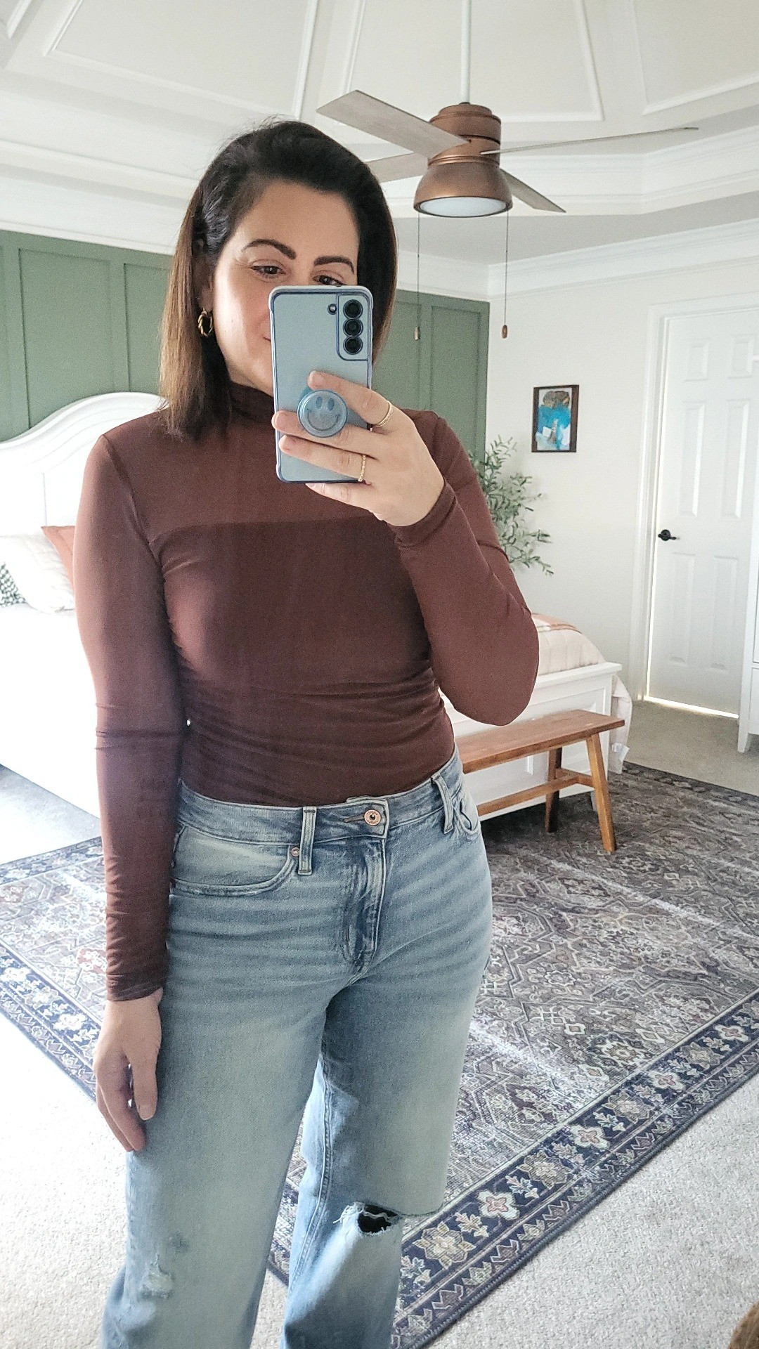This sheer top is so nice and perfect for any occasion! Comes in many colors and it's on sale!!! #sheertop #amazonfashion 

#LTKootd #LTKSaleAlert #LTKFindsUnder50