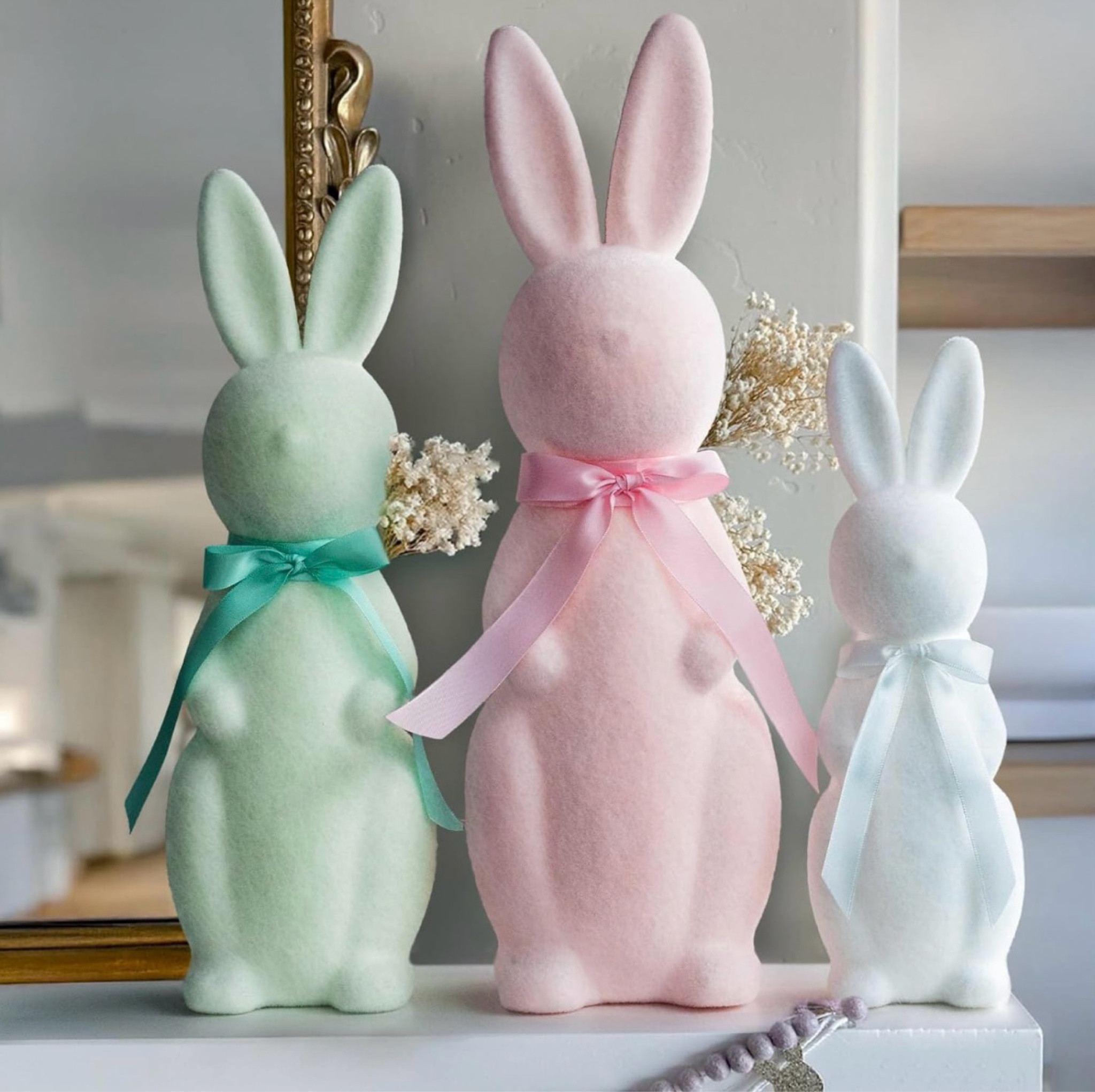 Set of 3 pastel bunnies.  

#LTKSaleAlert #LTKHome #LTKSeasonal