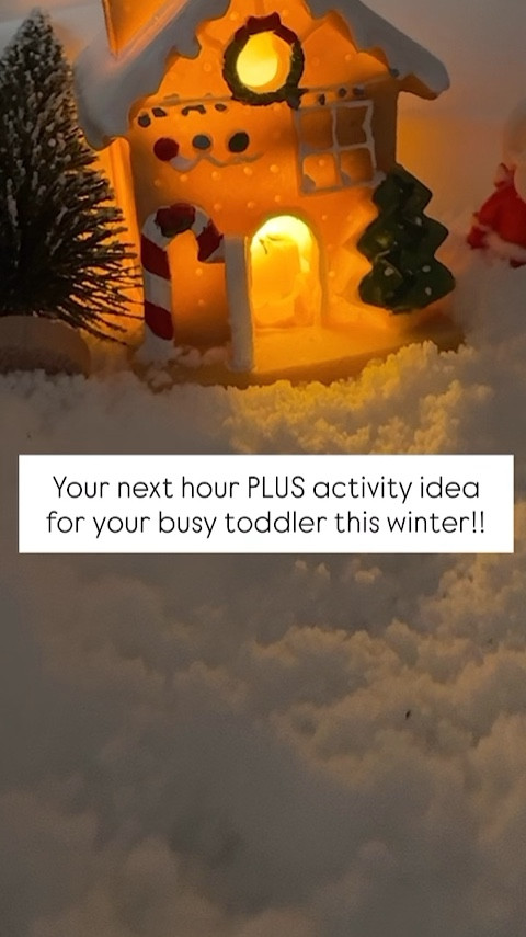 Your next hour PLUS activity idea to try with your toddler this winter!! 

#LTKSeasonal #LTKVideo #LTKkids