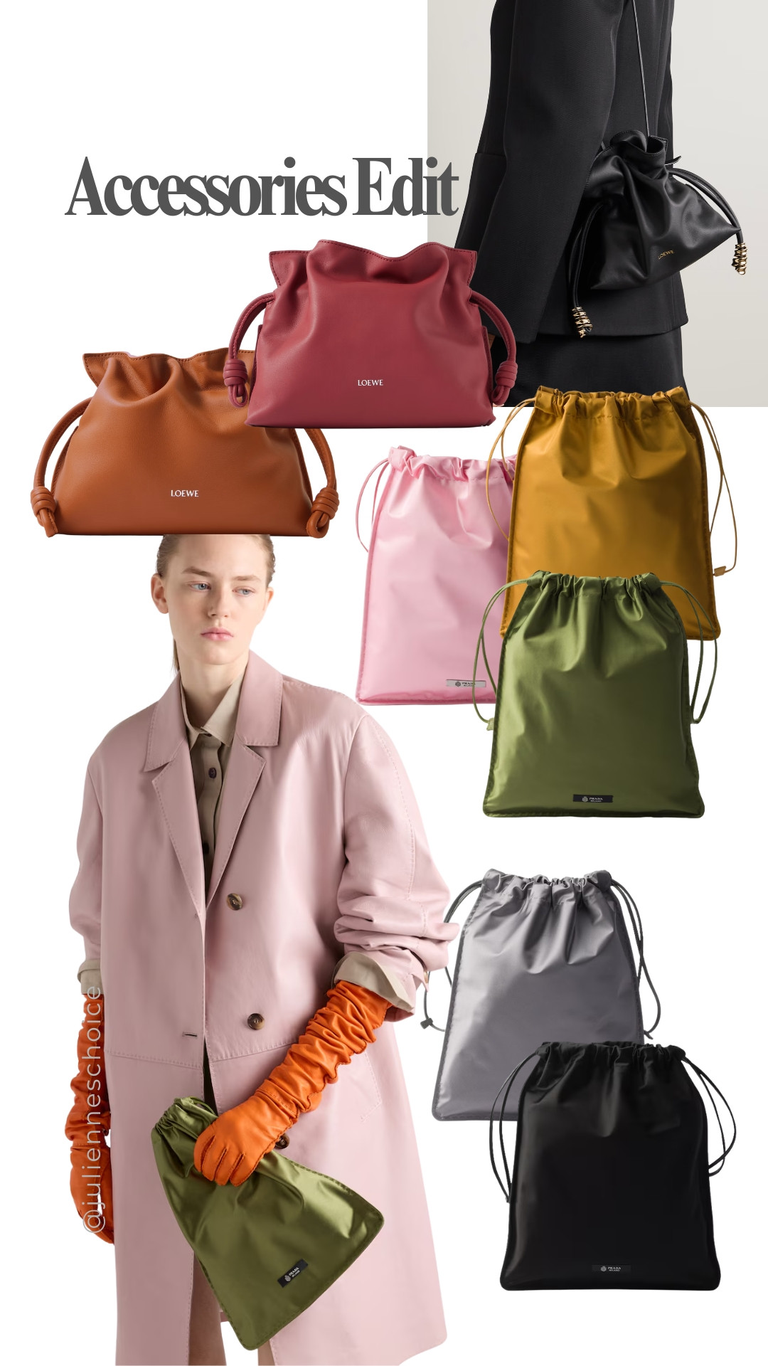 SS2026 accessories trend edit 👜
Necklace bags
Fringe bags
Pouch bags

Shop the trend now ✨julienneschoice 

#SS2026 #AccessoriesTrends #FringeBag #PouchBag #StyleInspiration #LuxuryStyle #SpringOutfits2026 

 #LTKootd #LTKSeasonal