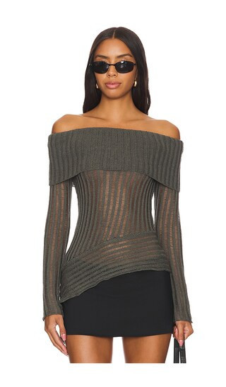 superdown Tawny Sweater in Grey. - size M | Revolve Clothing (Global)