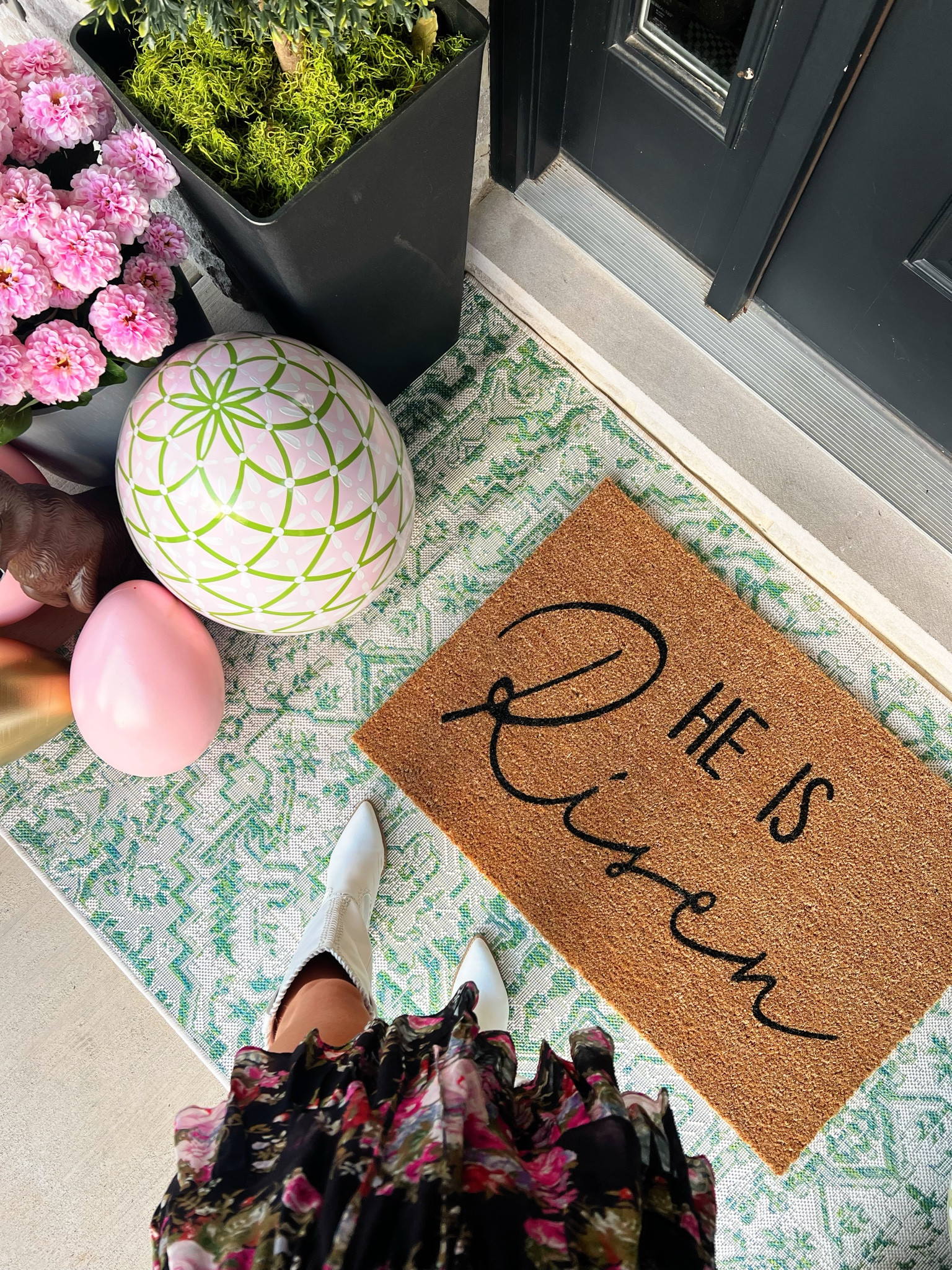 Easter porch. Easter decor. Front porch. Spring porch. Spring decor  

#LTKSeasonal #LTKhome