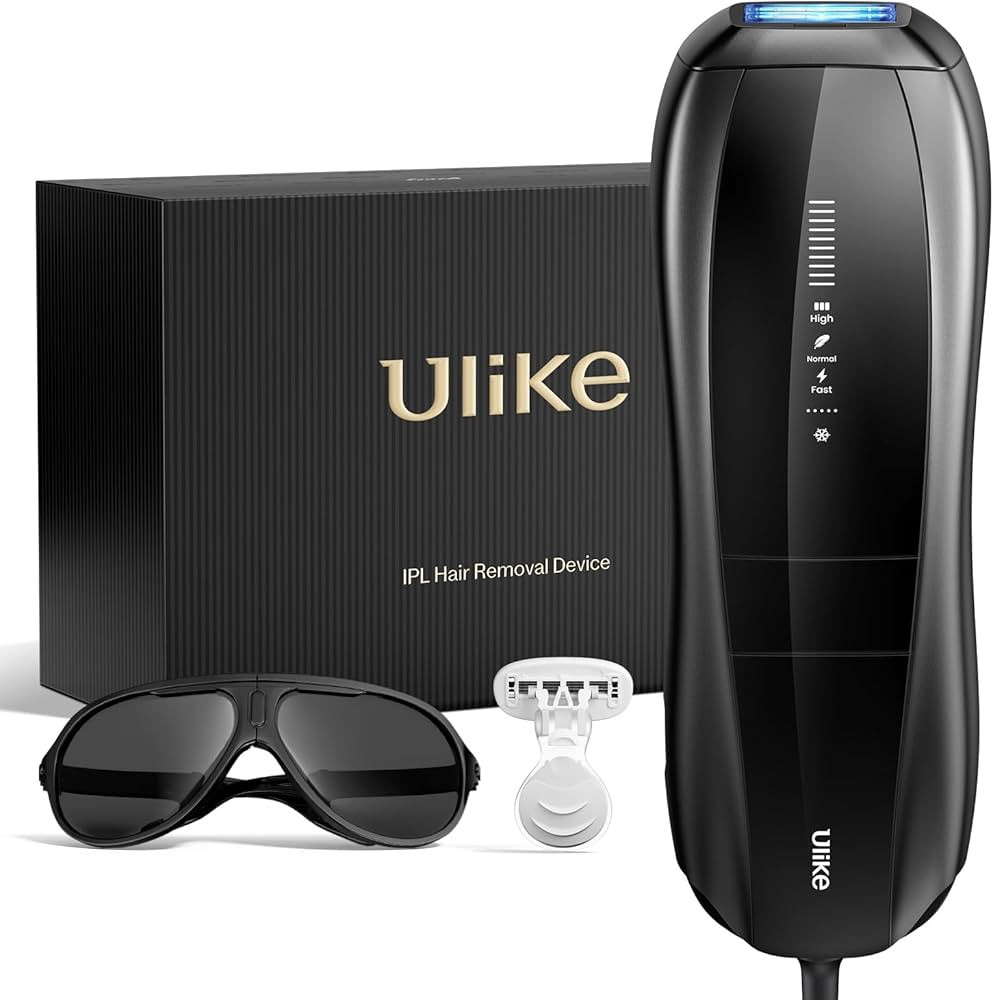 Ulike Laser Hair Removal for Men, Ulike X Plug-in IPL Hair Removal with Ice-Cooling, Dual Lights ... | Amazon (US)
