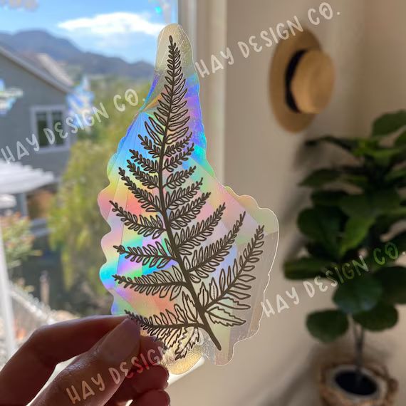Fern Suncatcher  Plant Lover Gift  Rainbow Maker  Prismatic | Etsy | Etsy (US)