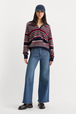 Women's Good Waist Palazzo Ankle Jeans | Sierra, Size 0 | Good American by Khlo� Kardashian | Good American