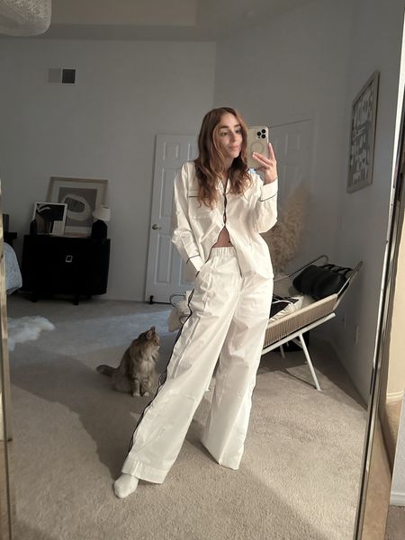 Pyjama sets but make it more like a chic pyjama suit. 

Dressing up for bed has never felt and look better than an elegantly laid back luxury set of pjs. I sleep so well in these and wake up feeling even better for the morning coffee moment at home. 

Plus, makes a very chic gift to those who have it all.

#LTKHoliday #LTKstyletip #LTKGiftGuide