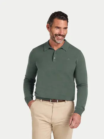 Long Sleeve Knitted Polo Shirt | Nordstrom