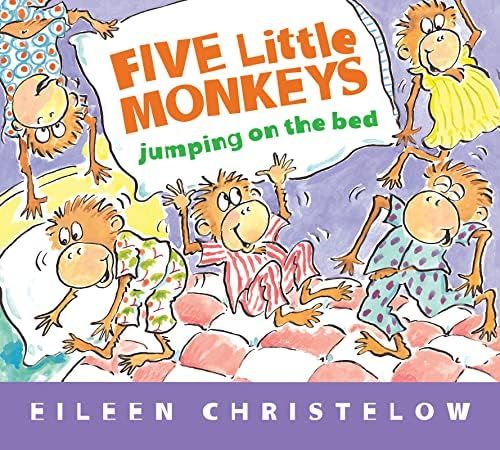 Five Little Monkeys Jumping on the Bed Padded Board Book (A Five Little Monkeys Story) | Amazon (US)