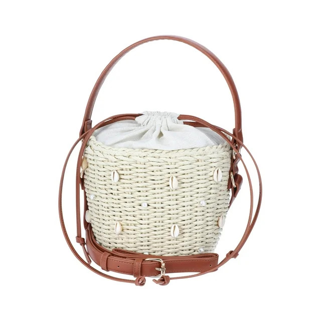 Time and Tru Women's Embellished Bucket Bag | Walmart (US)