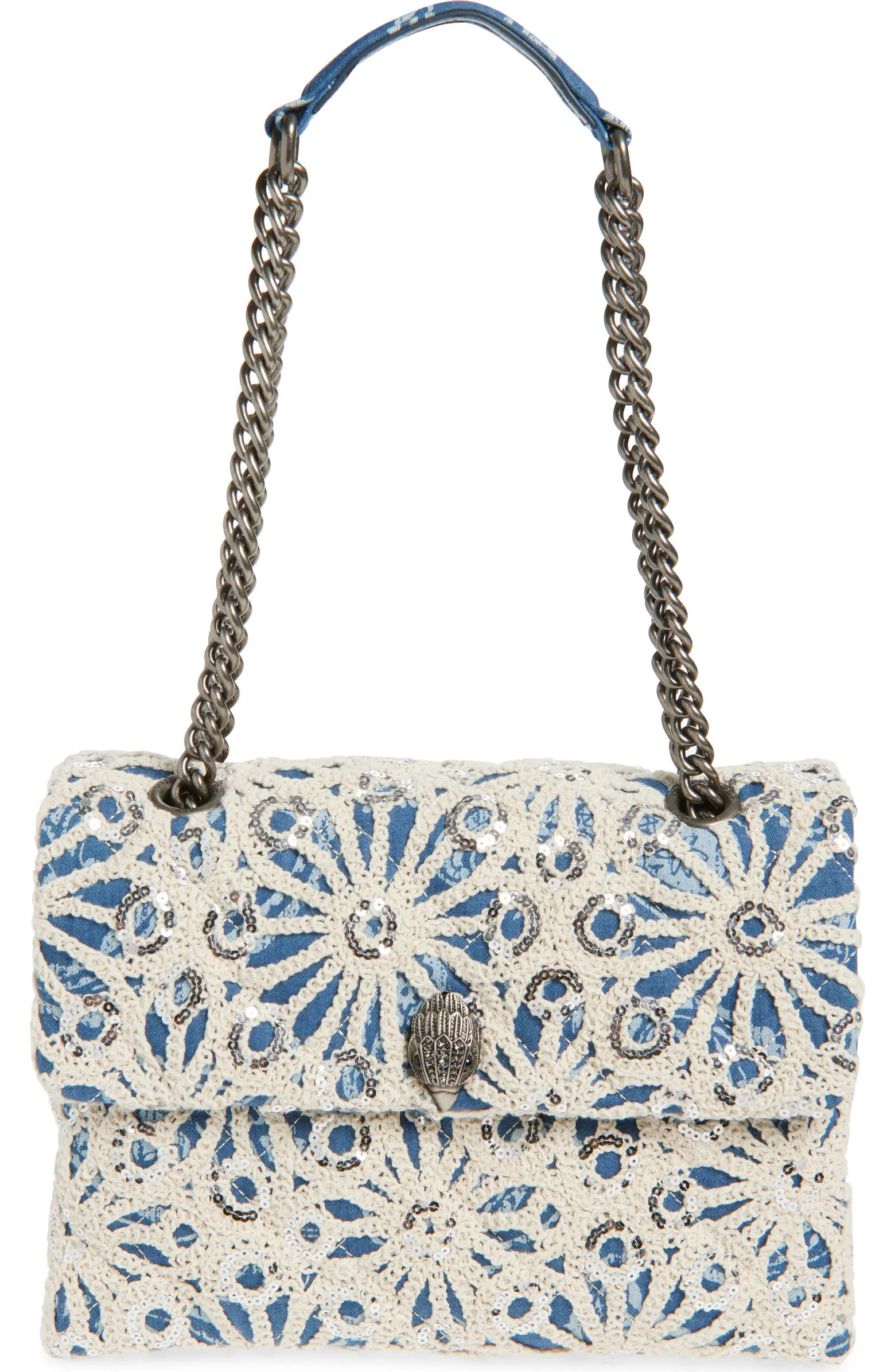 Large Kensington Sequin Crochet Shoulder Bag | Nordstrom