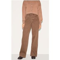 Washed Brown Turn Up Hem Jeans | PrettyLittleThing US