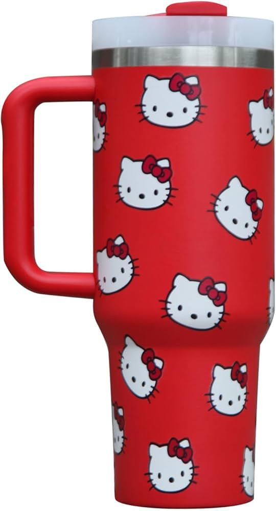 Insulated Tumbler, 40 oz Tumbler with Handle and Straw Lid, Stainless Steel Vacuum Insulated Tumb... | Amazon (US)