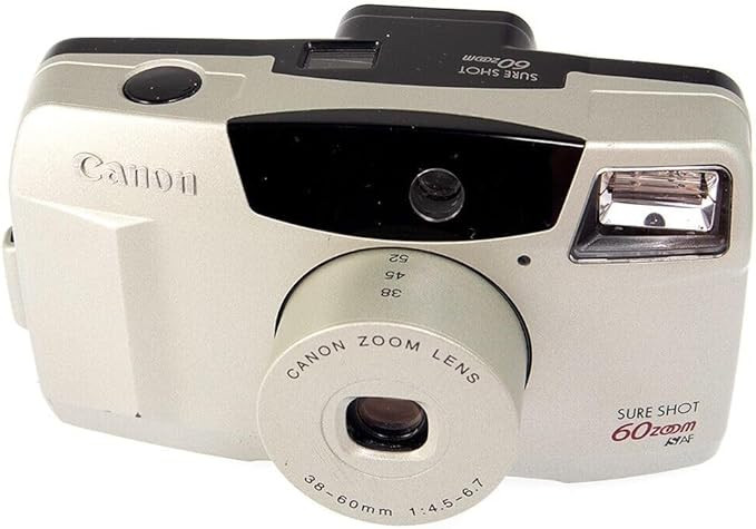 Canon Sure Shot 60 Zoom SAF 35mm Point and Shoot Film Camera w/Canon Zoom Lens 38-60mm. Built-in ... | Amazon (US)