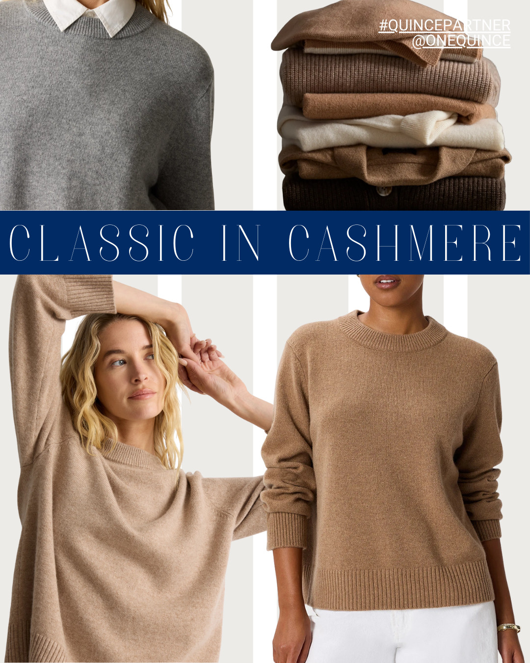 Timeless, versatile, and so soft. Quince cashmere is the classic piece you’ll reach for again + again. #QuincePartner @OneQuince 

 #LTKSeasonal #LTKOver40 #LTKStyleTip