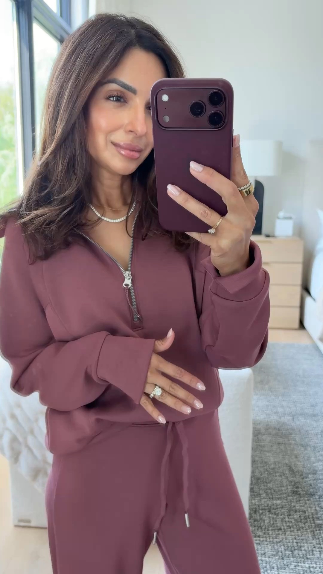 This set is such a pretty color! @Spanx always has the best comfy chic lounge sets. Fits TTS, I’m wearing XS and the petite length! Use code NASREENXSPANX for 15% off your first purchase.

#LTKootd #LTKPetite #LTKSeasonal