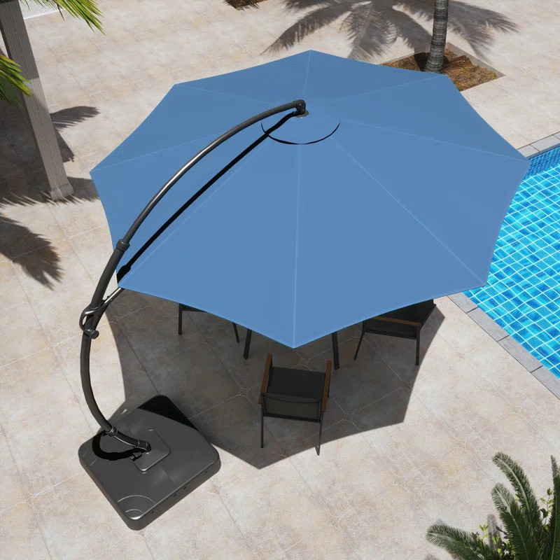 Ebonique 11'5" Cantilever Umbrella with Base Included | Wayfair North America